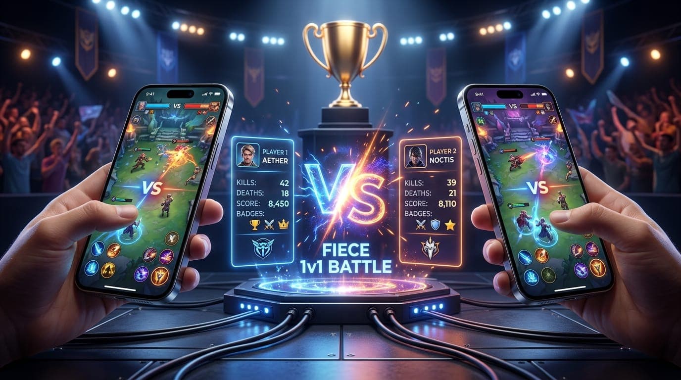 تحديات الأصدقاء 1v1 في ألعاب المتصفح: كيف تشارك بطاقة التحدي وتتصدر أرقام مجموعتك؟ ⚔️🏆