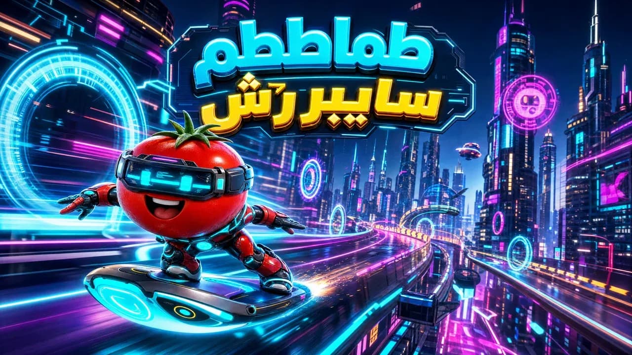 طماطم سايبر رَش 3D ⚡
